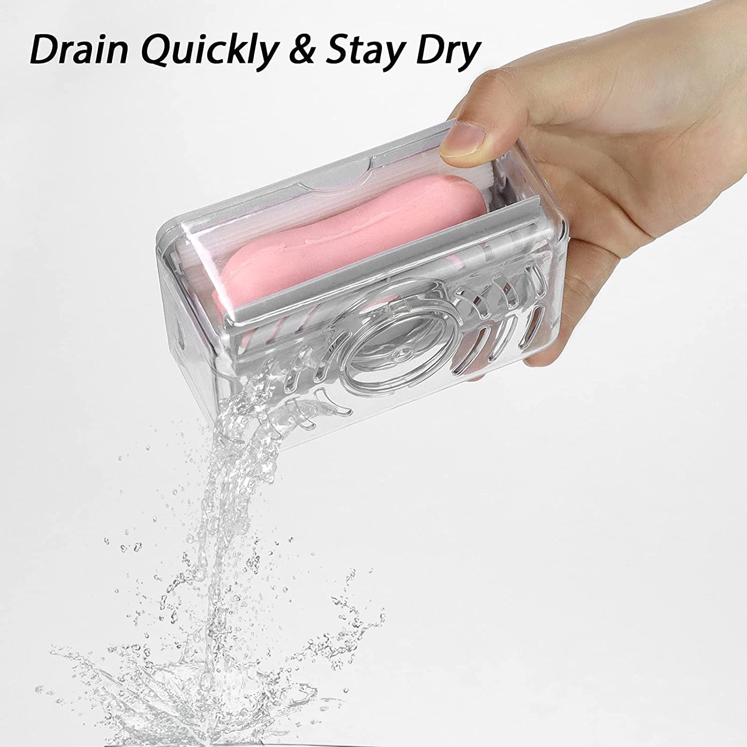 6303 2-IN-1 PORTABLE SOAP ROLLER DISH & SOAP DISPENSER WITH ROLLER AND DRAIN HOLES, MULTIFUNCTIONAL SOAP HOLDER FOAMING SOAP BAR BOX FOR HOME, KITCHEN, BATHROOM 6303 2-IN-1 PORTABLE SOAP ROLLER DISH & SOAP DISPENSER WITH ROLLER AND DRAIN HOLES, MULTIFUNCTIONAL SOAP HOLDER FOAMING SOAP BAR BOX FOR HOME, KITCHEN, BATHROOM